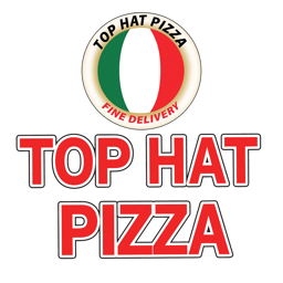 Top Hat Pizza logo.